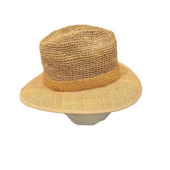 SUMMER CLUB OF AUSTRALIA  Straw Natural Fiber Protection Against Skin Cancer Hat - Picture 5 of 6